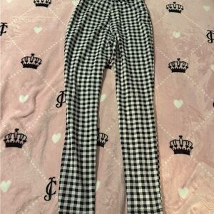 Shein Black and White Stretch Pants